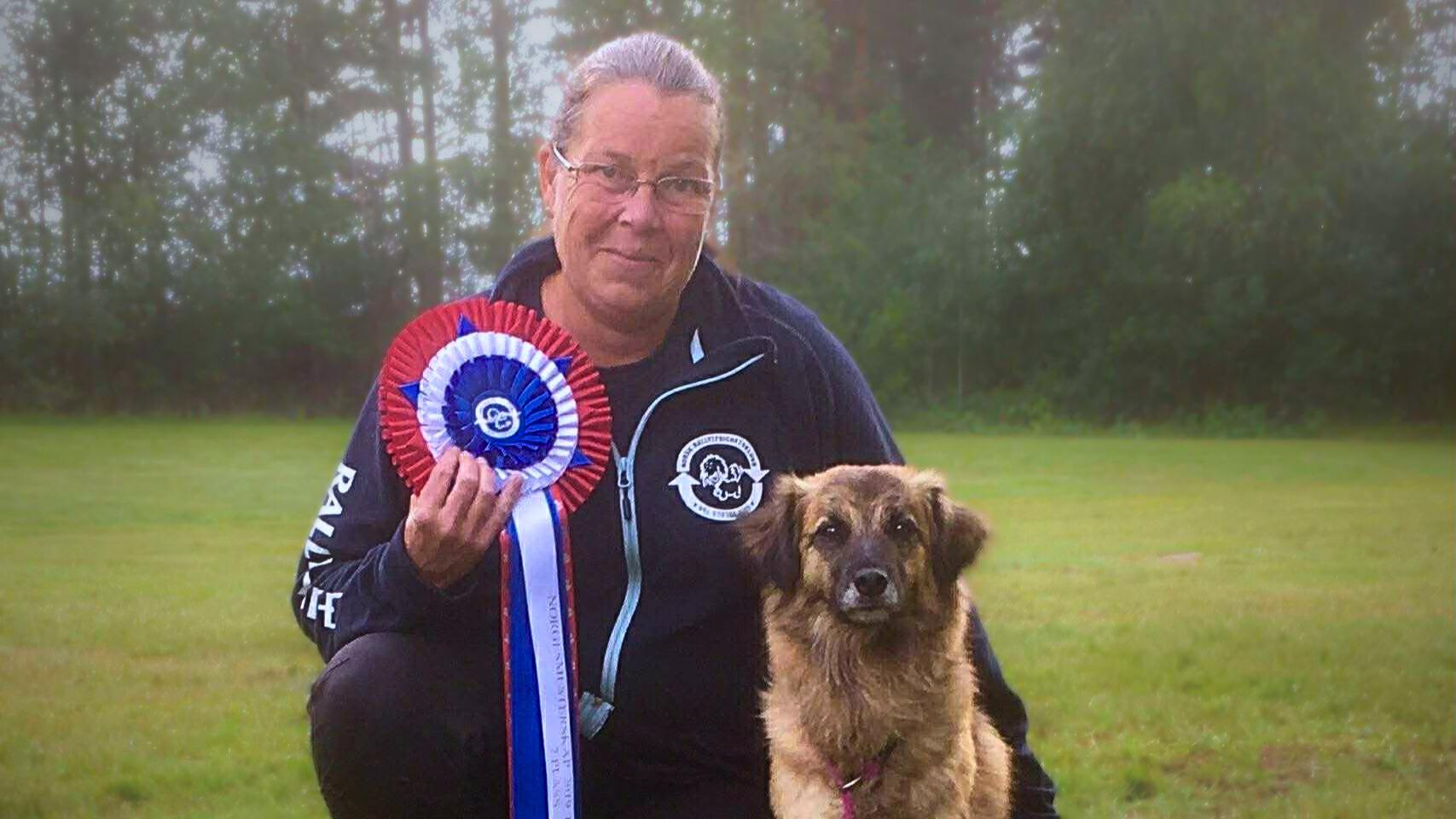 Ellen Alexander med rosett