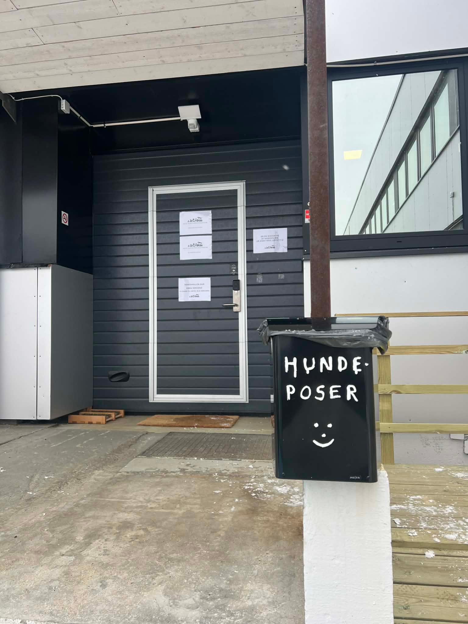 Inngang til Treningsrom og Styrkerom